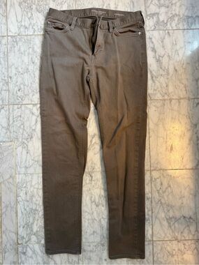 Banana Republic Traveler Pants in Taupe Gray